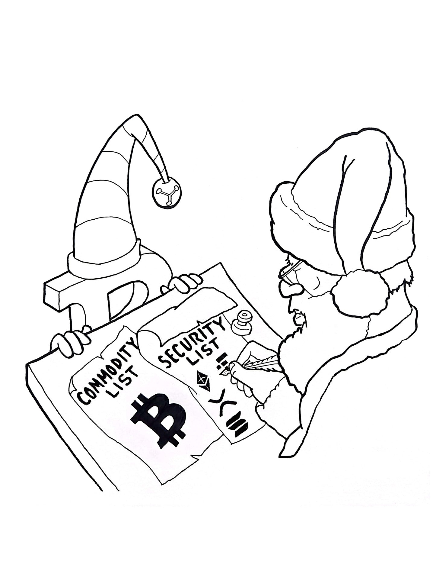 #126 Security List - Coloring Page