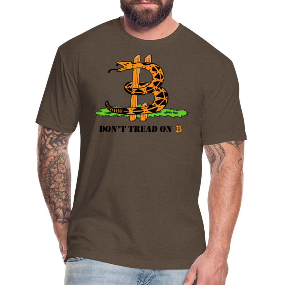 Don't Tread on Bitcoin T-Shirt - heather espresso