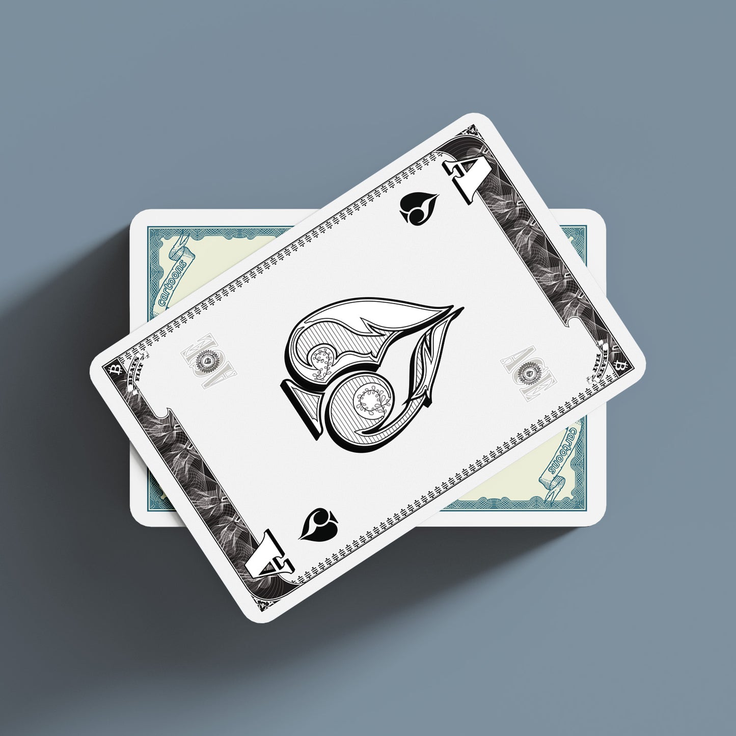 Bitcoin Beats Fiat Playing Cards