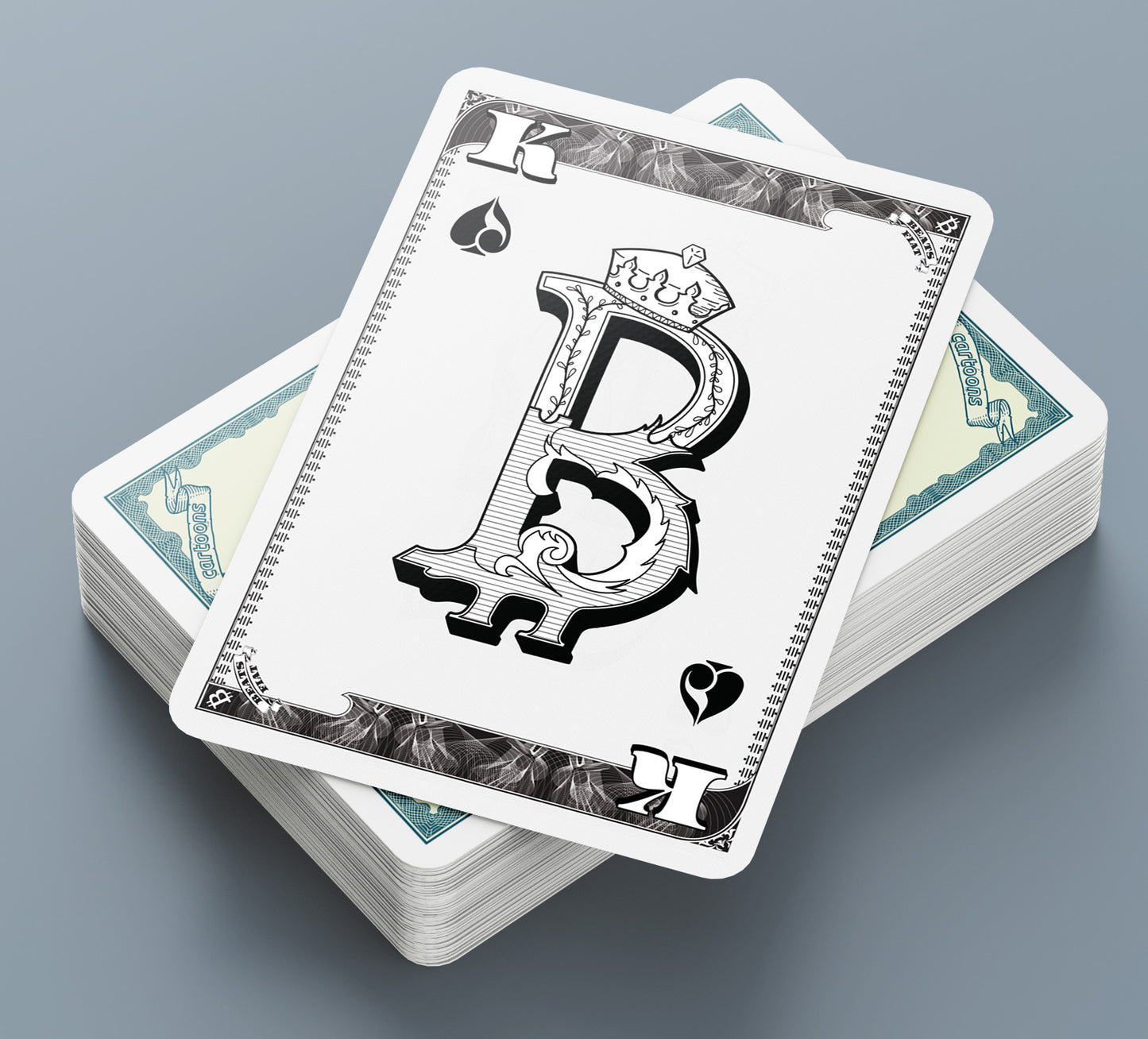Bitcoin Beats Fiat Playing Cards