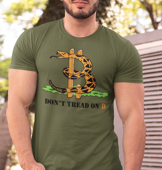 Don't Tread on Bitcoin - Tri Blend T-Shirt